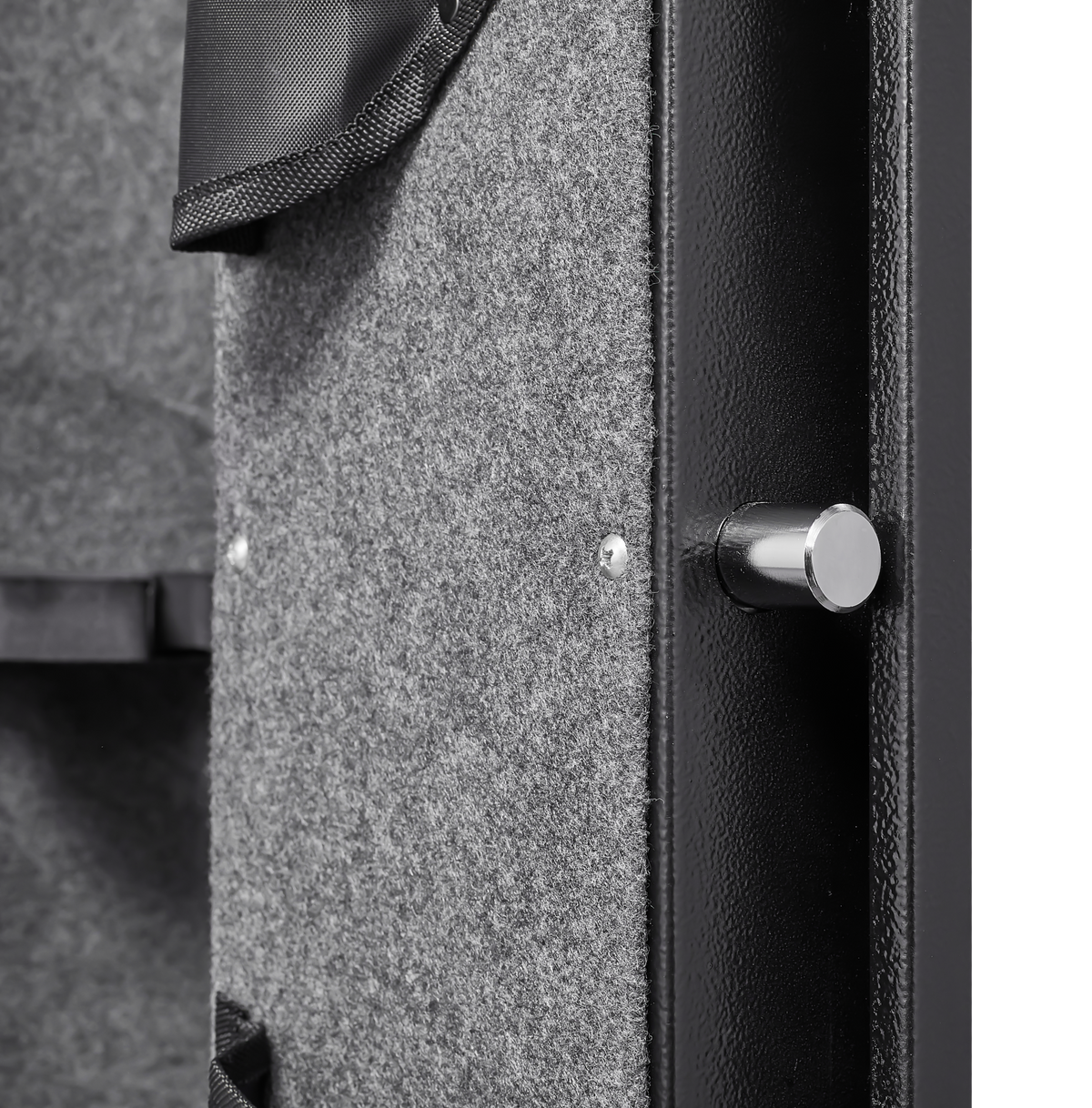 5 gun safes with 3 pistol pockets, quick access biometric adjustable heavy-duty gun rack mounted gun safes